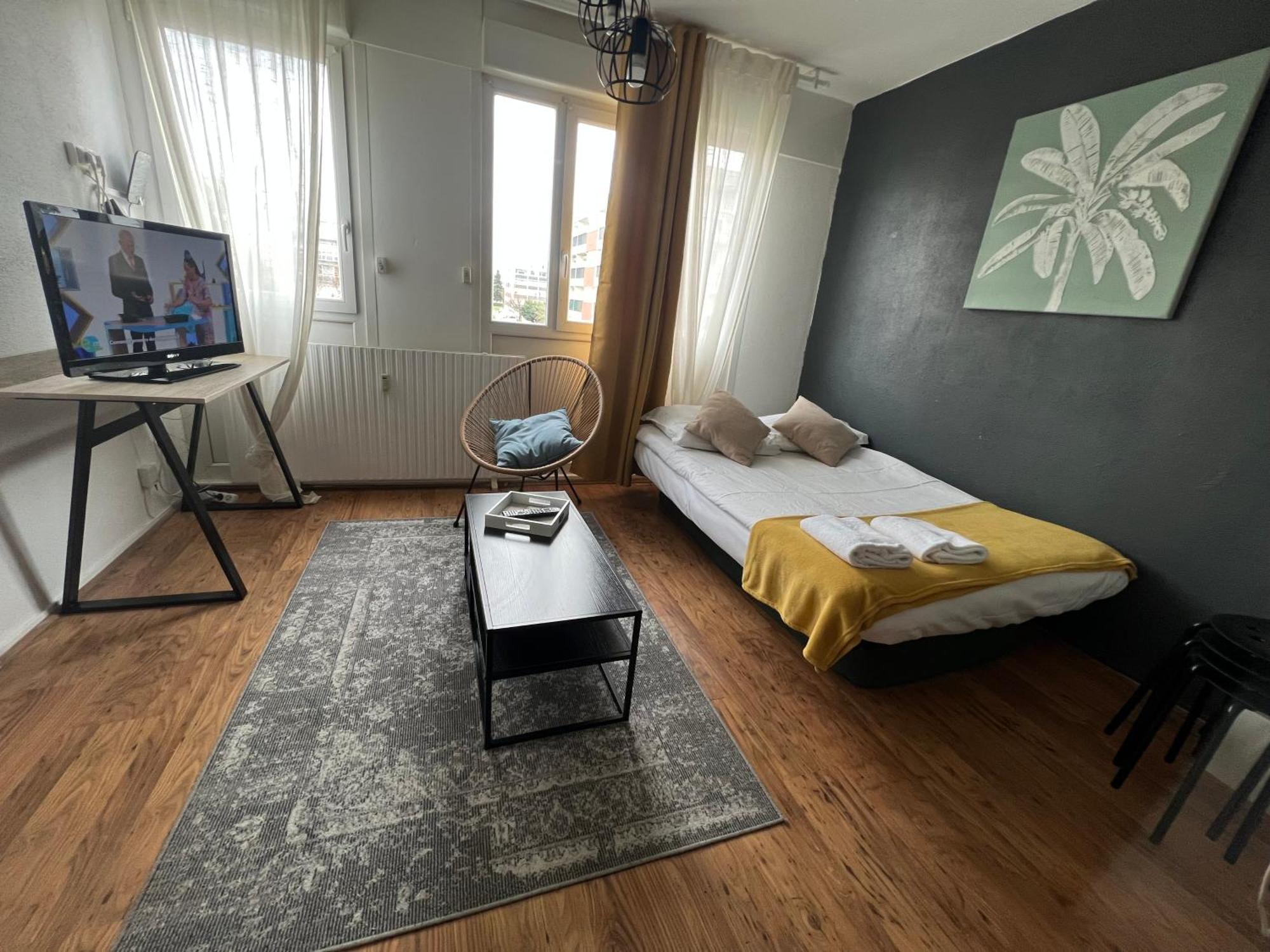 Mon Palmier Grand Appartement Parking Un-Sejour-A-Part Metz Exterior foto
